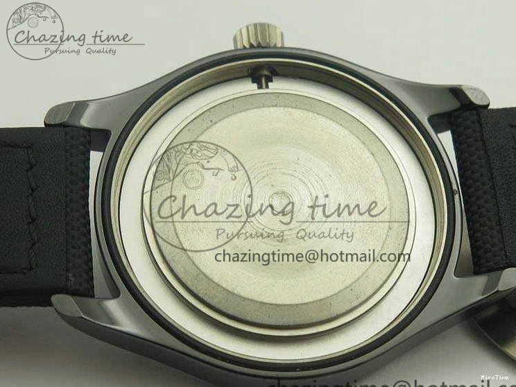 MIROTIME 0406 HighQuality Mark XVIII LAUREUS IW324703 Black Ceramic MKF Best Edition On Black Nylon Strap A 7218